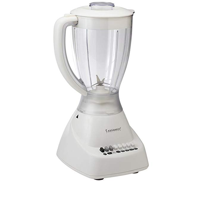 CONTINENTAL ELECTRIC CE22131 10-Speed Plastic Blender, 48-Ounce