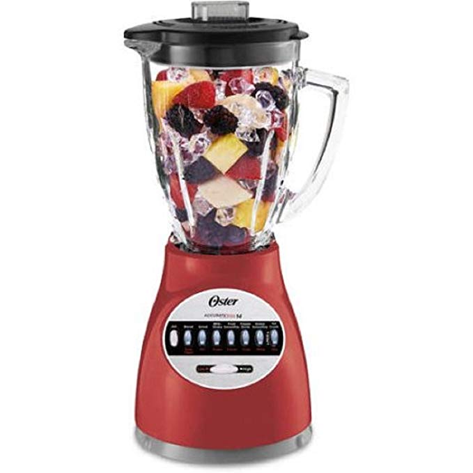 Oster Blender 14 Speed with Glass Jar 6694-R Red