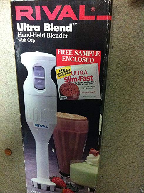 RIVAL Ultra Blend hand Held Blender with Cup WHITE Model 951