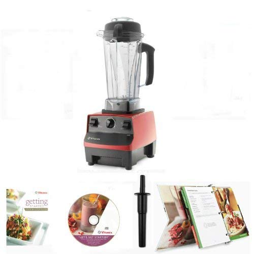 Vitamix 5200 RED - 7 YR WARRANTY Variable Speed Countertop Blender with 2 HP Motor and 64-Ounce Jar