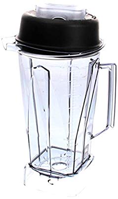 Vita-Mix 015558 Polycarbonate Container with Lid for Compatible Vita-Mix Blending Equipment, 64 oz., Clear