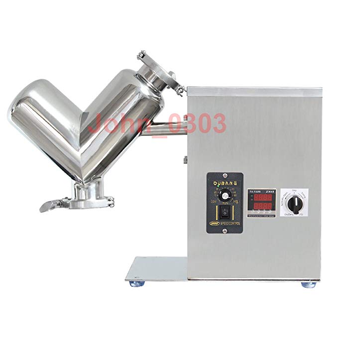 2L Lab Shear V Type Dry Powder Mixer Mixing Machine Blender Blending Machine, CE Certification