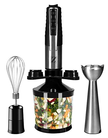 Zoyer Powerful Hand Blender Set - 3 Touch With Adjustable Speed - 8