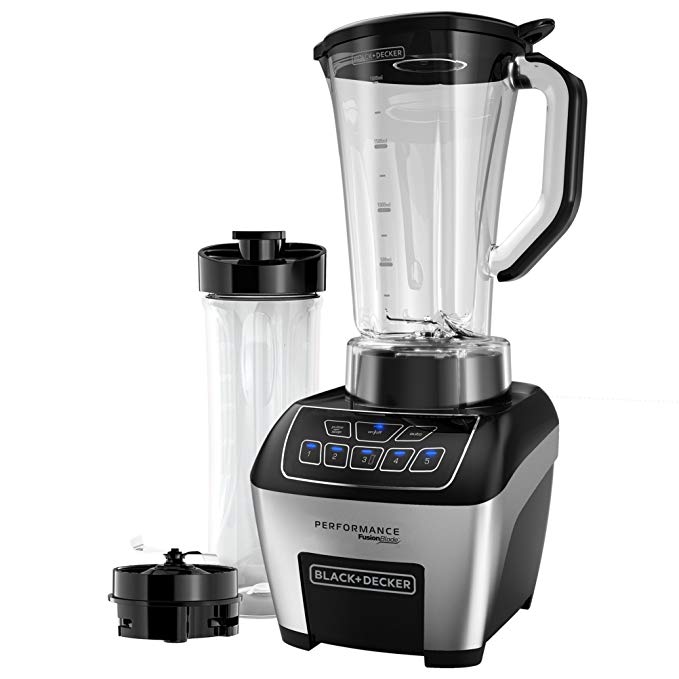 BLACK+DECKER FusionBlade Blender with Digital Controls, Stainless Steel, BL6010