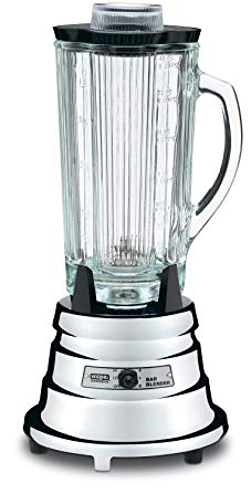Waring Commercial BB900G 1/2 HP Chrome Bar Blender with 40-Ounce Glass Container