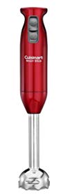 Cuisinart CSB-75MRFR Smart Stick 2-Speed Immersion Hand Blender, 200W, Metallic Red (Certified Refurbished) Review