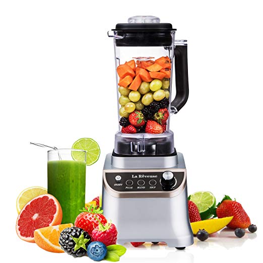 Professional Countertop High Speed Blender with 1200-Watt Base-51 oz BPA Free Jar for Frozen Drinks and Smoothies,Special Design for Entire Family or Commercial Use