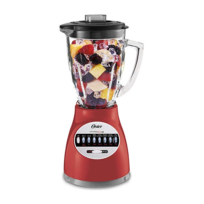 Oster 006694-R00-R01 14 Speed Culinary Blender, Red