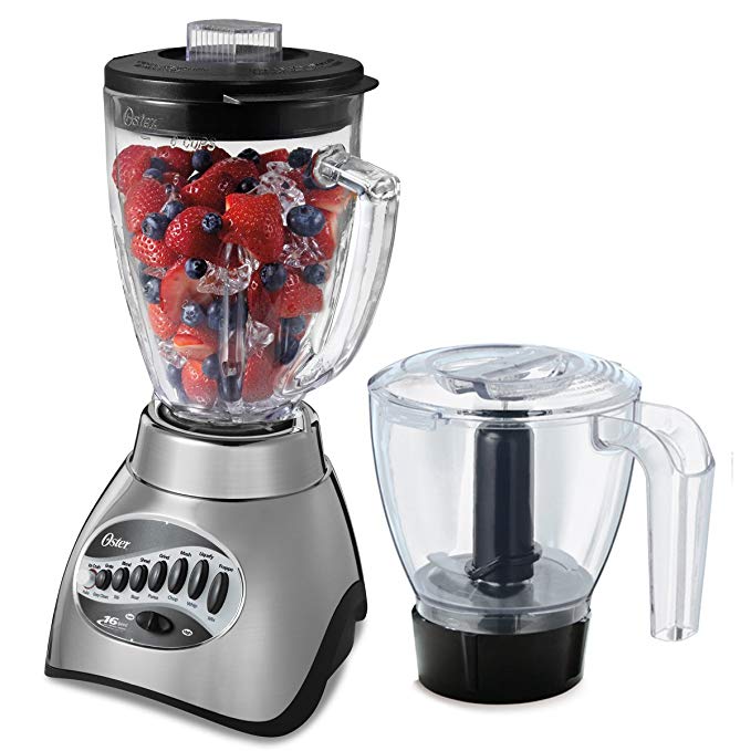 Oster Core 16-Speed Blender with Glass Jar, Black, 006878